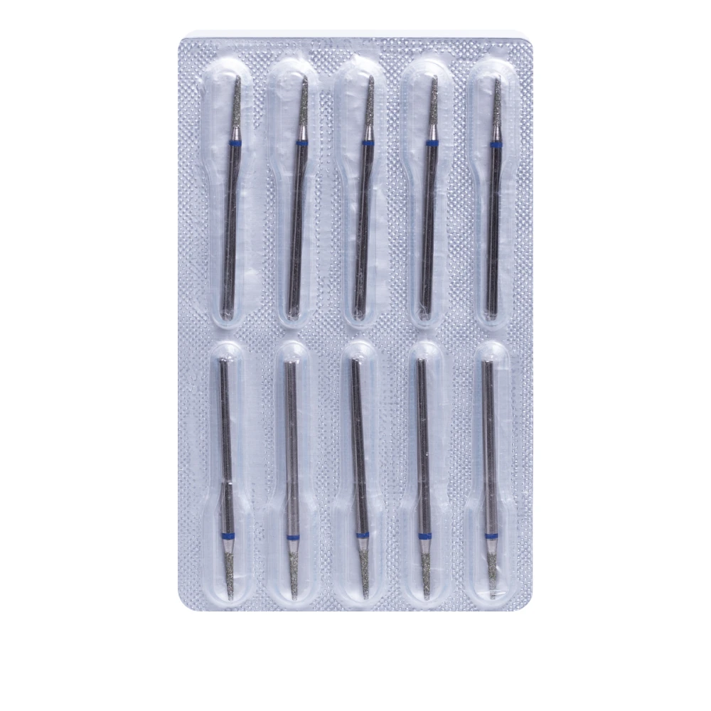 Фреза Алмазная 198 Конус купол 10 шт (синяя 198.524.016)