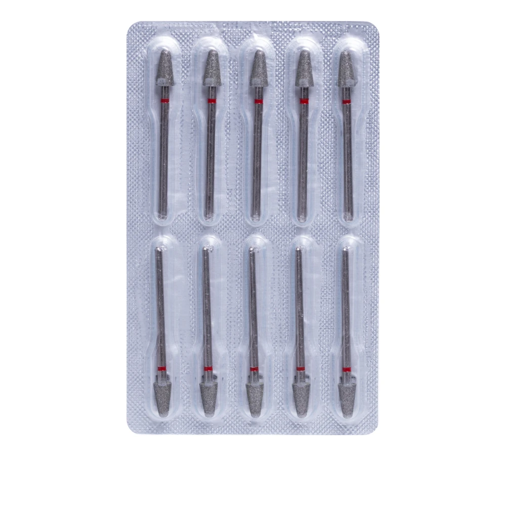 Фреза Алмазна 198 Конус купол 10 шт (червона 198.514.050)