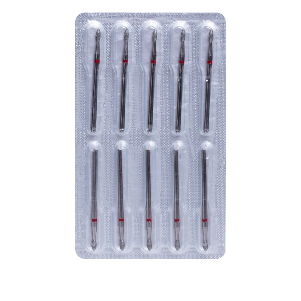 Фреза Алмазная 257 Почка 10 шт (красная 257.514.021)