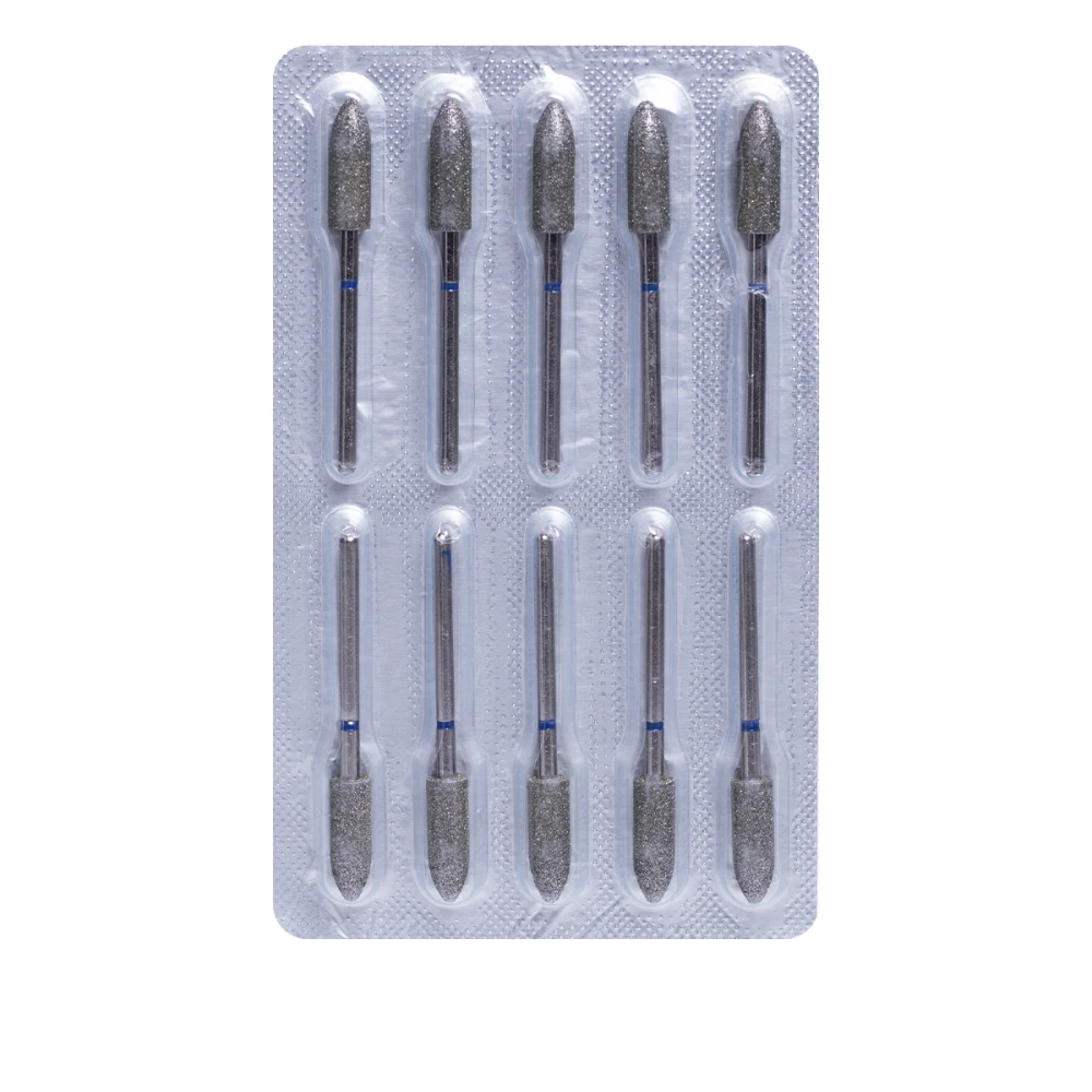 Фреза Алмазная 274 Пуля 10 шт (синяя 274.524.050)