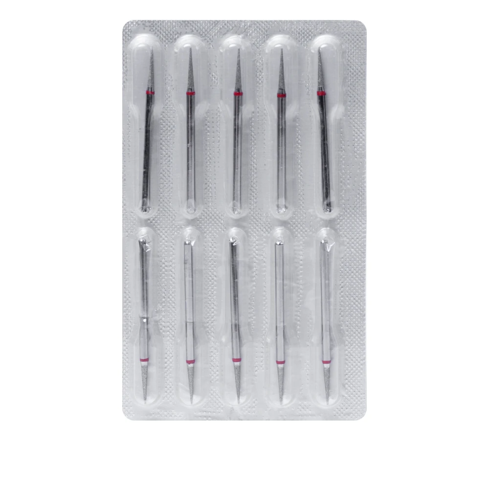 Фреза Алмазна 166 Конус заостр 10 шт (червона 166.514.016)