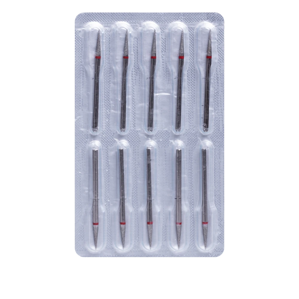 Фреза Алмазна 166 Конус заостр 10 шт (червона 166.514.021)