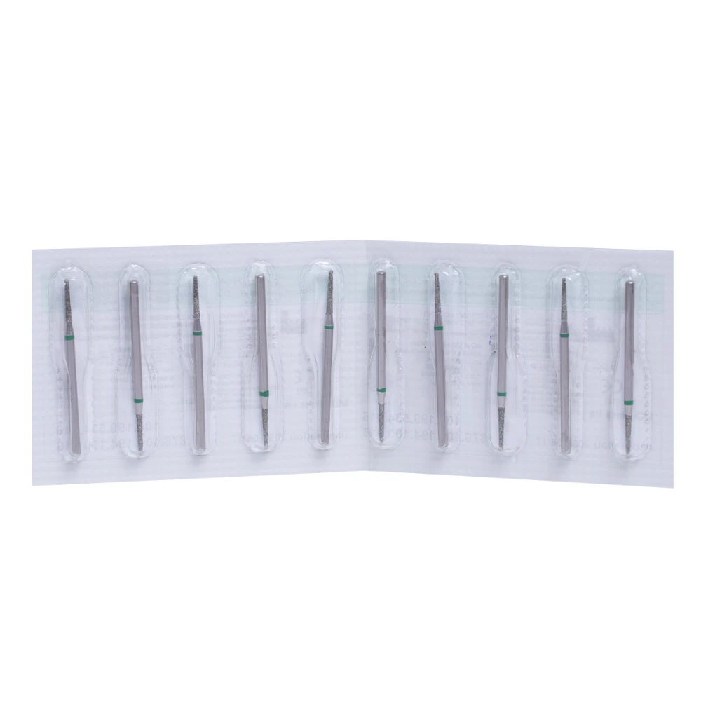 Фреза Алмазная 199 Конус купол 10 шт (зеленая 199.534.016)