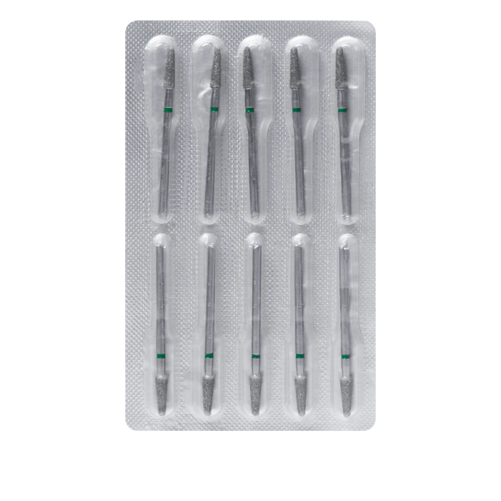 Фреза Алмазная 199 Конус купол 10 шт (зеленая 199.534.033)