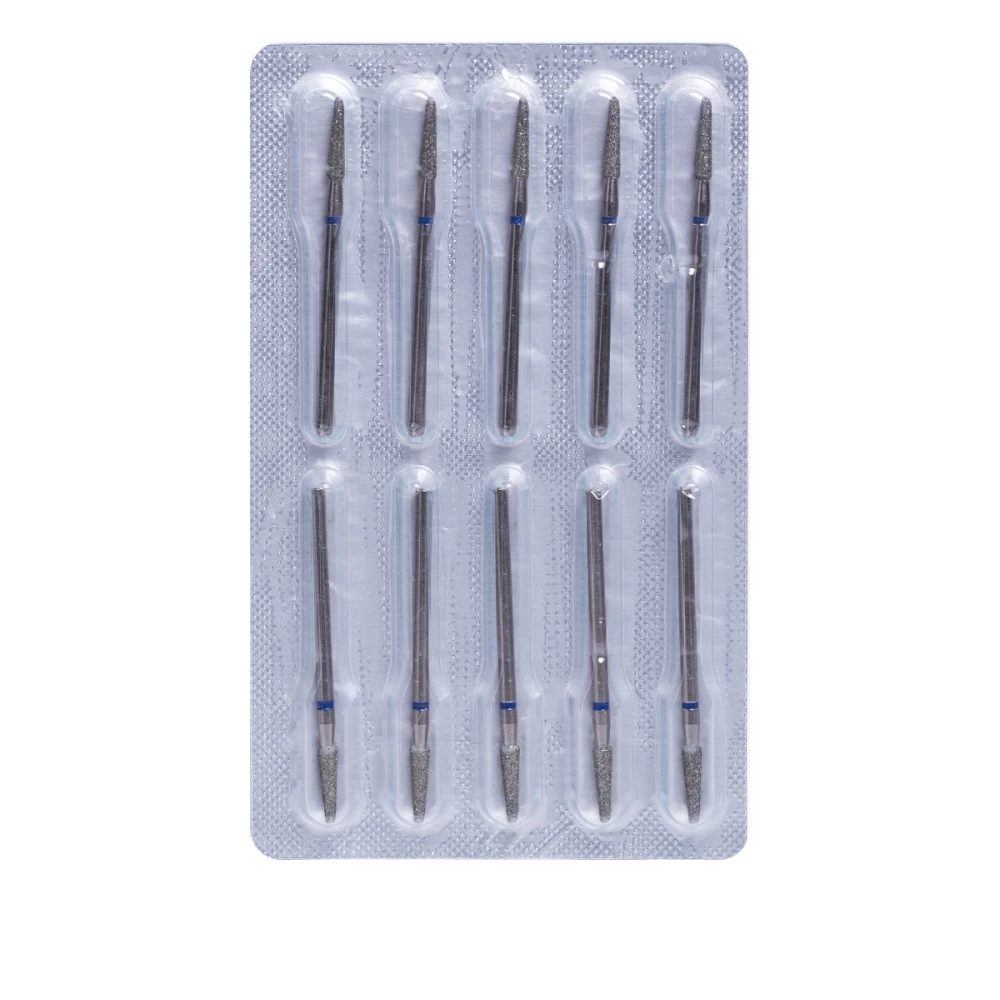 Фреза Алмазная 199 Конус купол 10 шт (синяя 199.524.025)