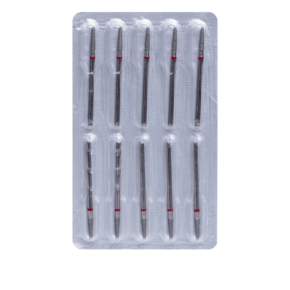 Фреза Алмазная 199 Конус купол 10 шт (красная 199.514.023)