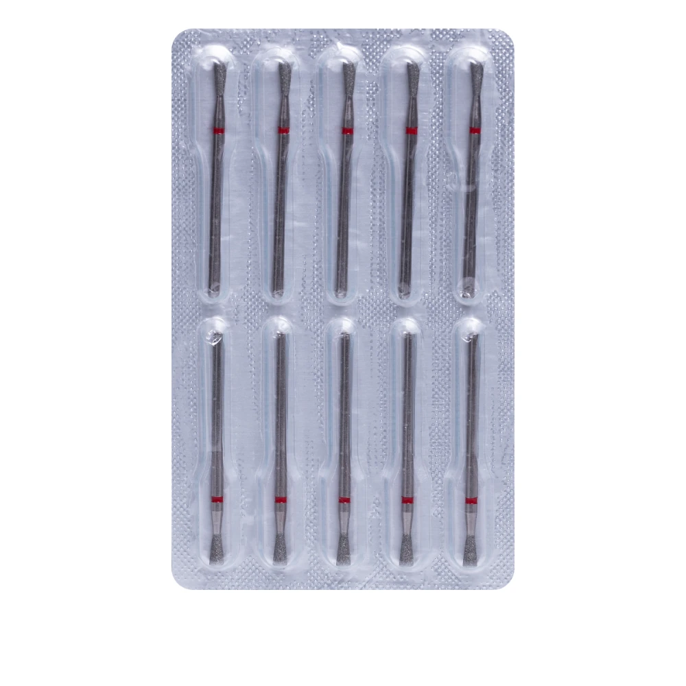 Фреза Алмазная 225 Обратноконусная 10 шт (красная 225.514.028)