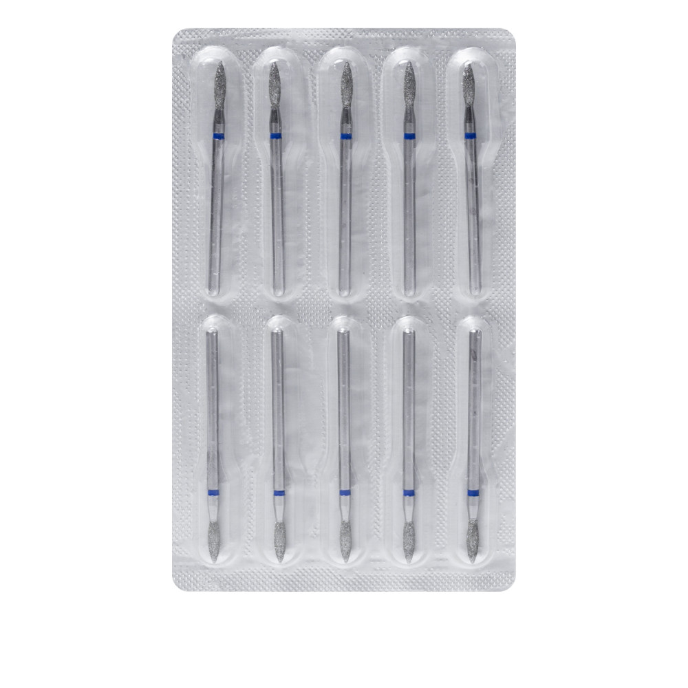 Фреза Алмазная 243 Пламя 10 шт (синяя 243.524.025)