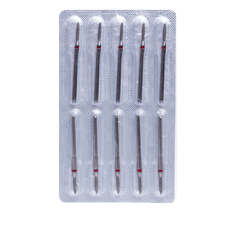 Фреза Алмазная 244 Пламя безопасное 10 шт (красная 244.514.012)