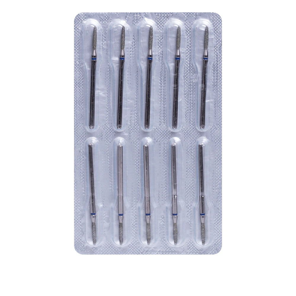 Фреза Алмазная 244 Пламя безопасное 10 шт (синяя 244.524.018)