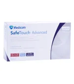 Перчатки латексные припудренные нестерильные Medicom SafeTouch E-Series 100 шт, р.S