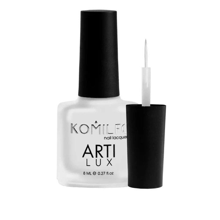 Лак KOMILFO ArtiLux 8 мл (001 (с тонкой кисточкой))