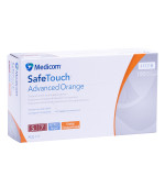 Перчатки нитрил без пудры нестерильные SafeTouch Advanced Orange 100 шт р S