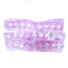 Разделители пальцев силиконовый для педикюра 10 пар (Фиолетовый)