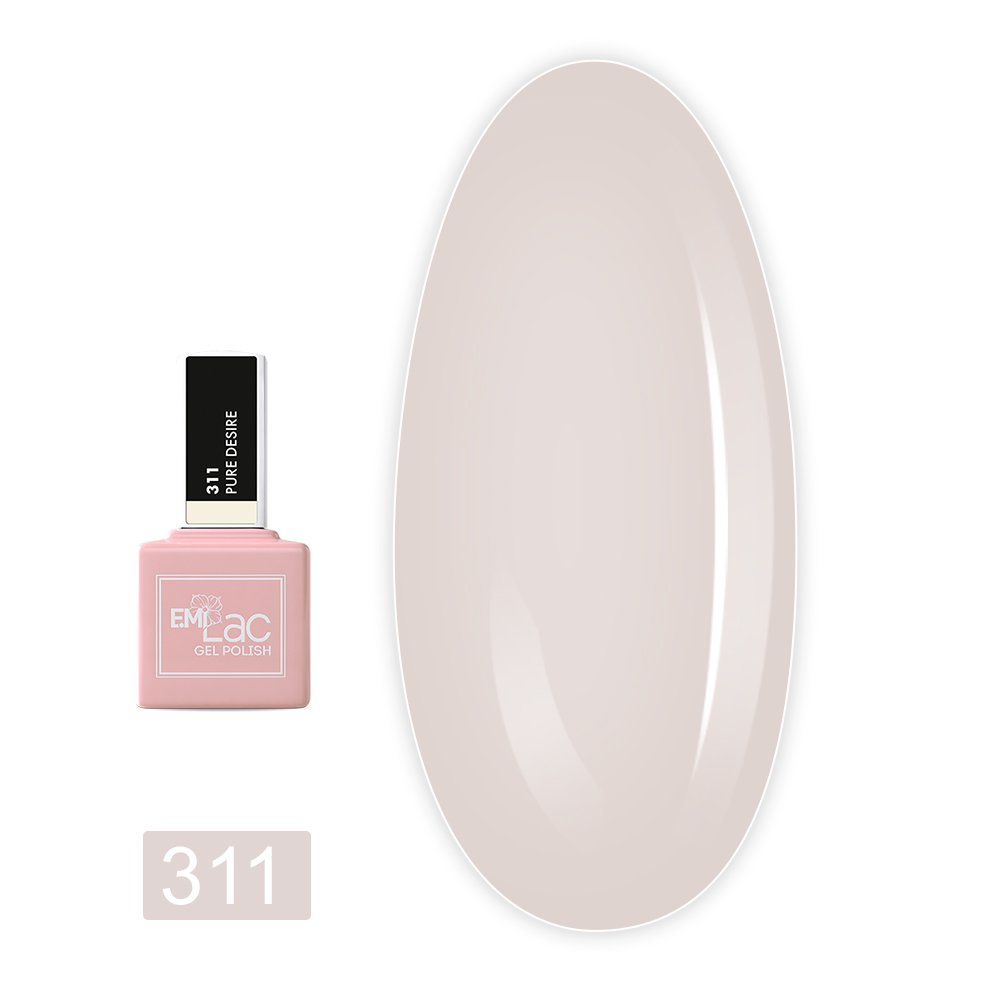Гель лак E.MI Lac 6 мл (311 Pure Desire)