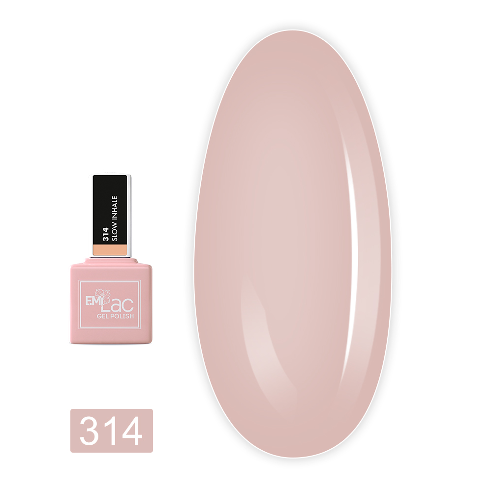 Гель лак E.MI Lac 6 мл (314 Slow Inhale)