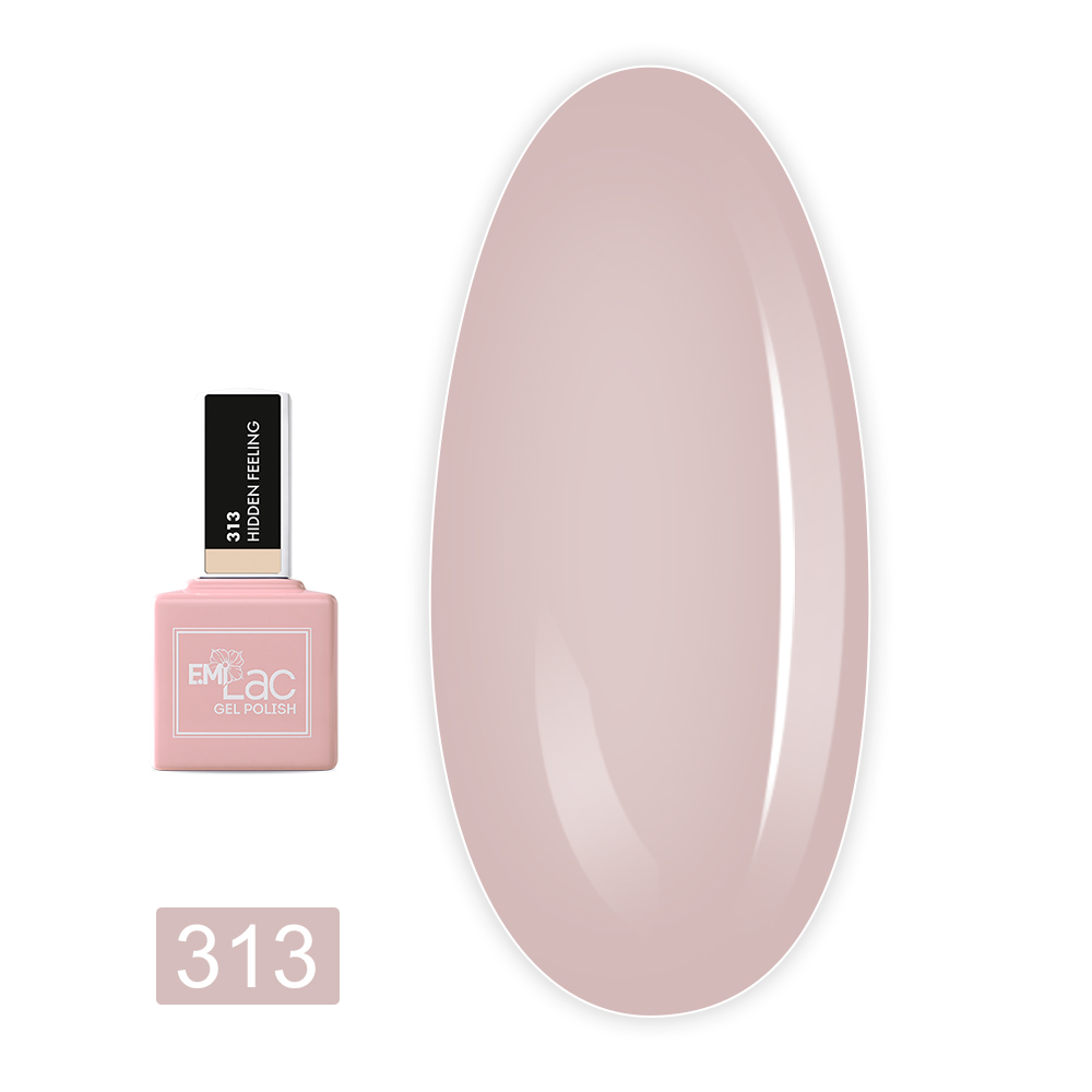 Гель лак E MiLac 9 мл (313 Hidden Feeling)