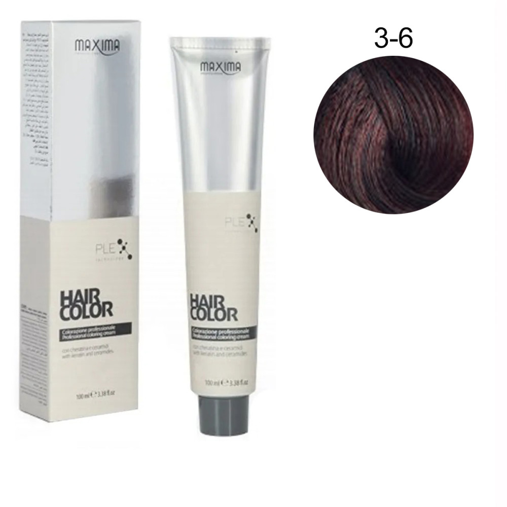 Фарба для волосся з кератином Maxima 100 мл (3-6)