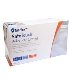 Перчатки нитрил без пудры нестерильные SafeTouch Advanced Orange 100 шт р M