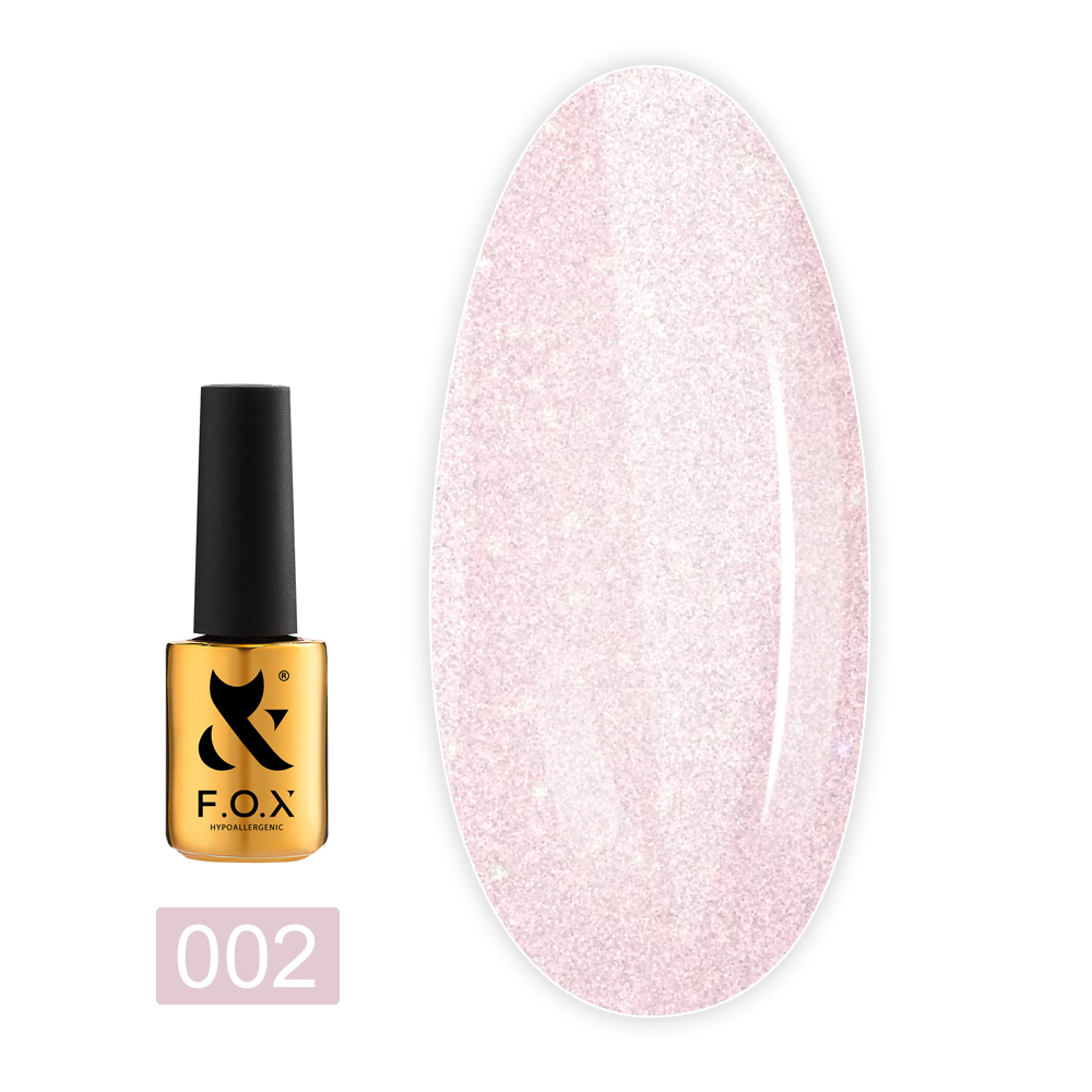 База для гель лака FOX Base Shimmer 14 мл (002)