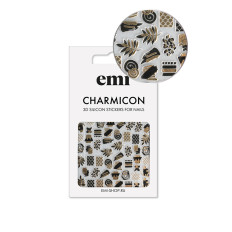 Наклейки для нігтів E.MI Charmicon 3D Silicone Stickers (187 Акценти)