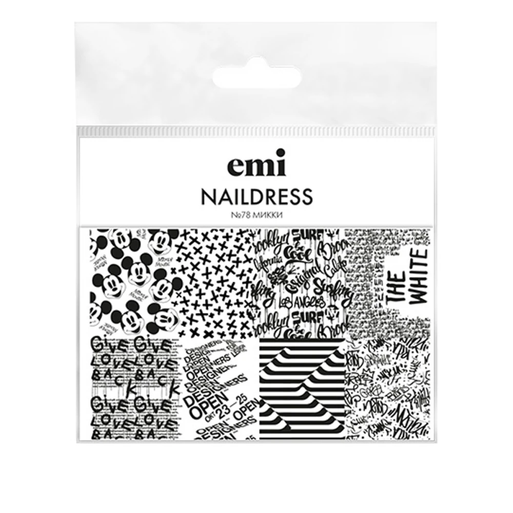 Слайдер-дизайн E.MI NailDress (78 Микки)