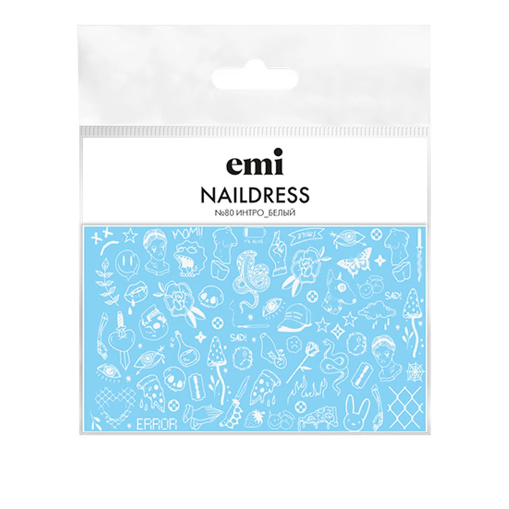 Слайдер-дизайн E.MI NailDress (80 Интро белый)