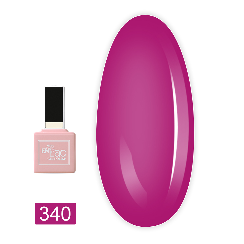 Гель лак E.MI Lac 9 мл (340 Неконтролируемая)
