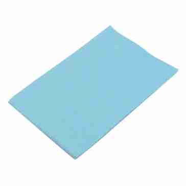 Серветка-нагрудник Doily медична 3-х шарова 33х44 см (50 шт) (Блакитний)