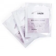 Набор хна Vivienne Wowbrow для бровей (3 сашета 1 гр) (Dark Brown)