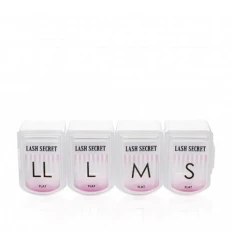 Бігуді Vivienne Lash Secret з насічками (Набір Flat 4 пари)