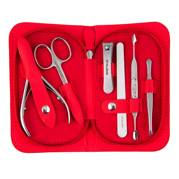 Набор маникюрный Сталекс Multi (Красный)