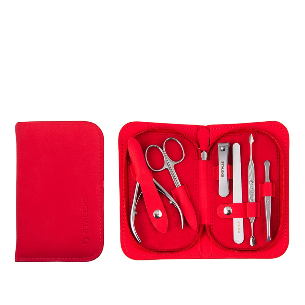 Набор маникюрный Сталекс Multi (Красный)
