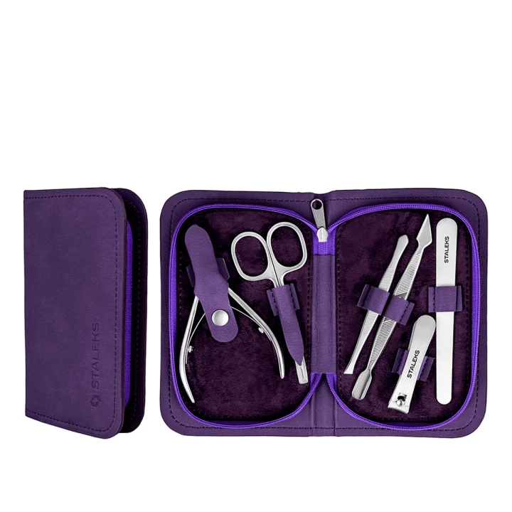 Набор маникюрный Сталекс Multi (Фиолетовый)