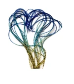 Перо для волосся UrbanBird Premium (30-33 см) (Yummy-Bloomy)