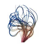 Перо для волос UrbanBird Premium + (34+ см) (Sunset Horizon)