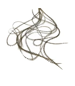 Перо для волос UrbanBird Premium + (34+ см) (Striped White-Black)