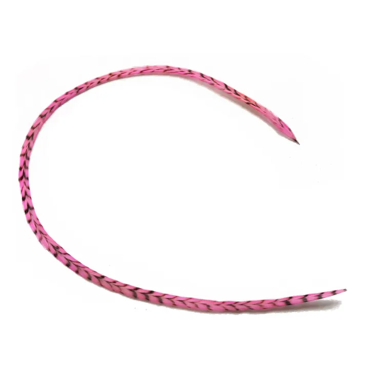 Перо для волосся UrbanBird Premium + (34+ см) (Powder Pink)