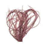 Перо для волос UrbanBird Premium + (34+ см) (Powder Pink)