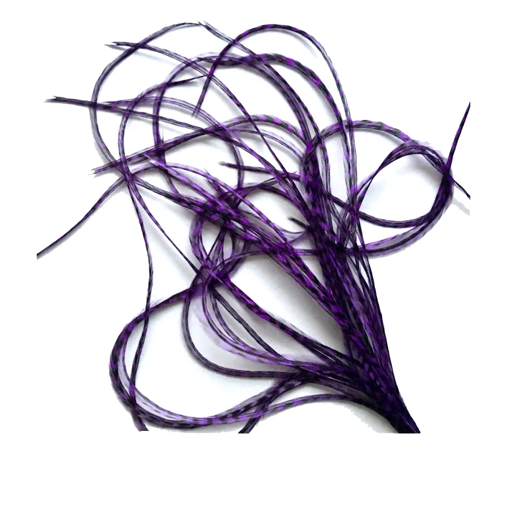 Перо для волос UrbanBird Premium + (34+ см) (Amethyst)