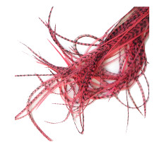 Перо для волосся UrbanBird Premium + (34+ см) (Deep Flamingo)