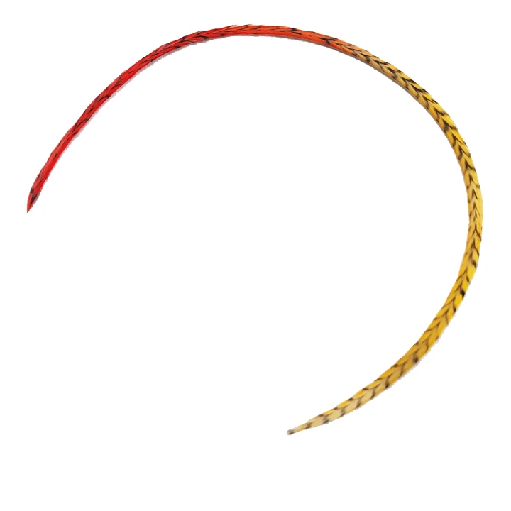 Перо для волос UrbanBird Premium + (34+ см) (Autum Gold)