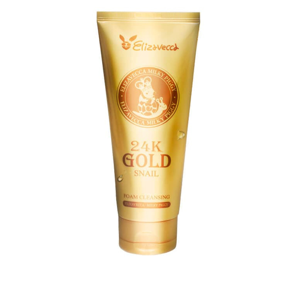 Пенка Elizavecca очищающая с муцином улитки и 24к золотом 24к Gold Snail Cleansing Foam 180 мл