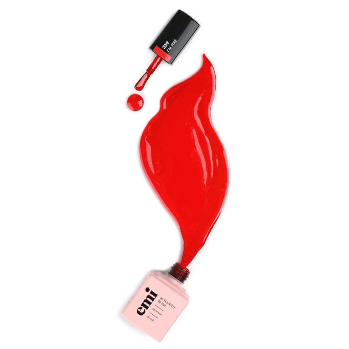 Гель лак E MiLac 6 мл (339 Я- огонь)