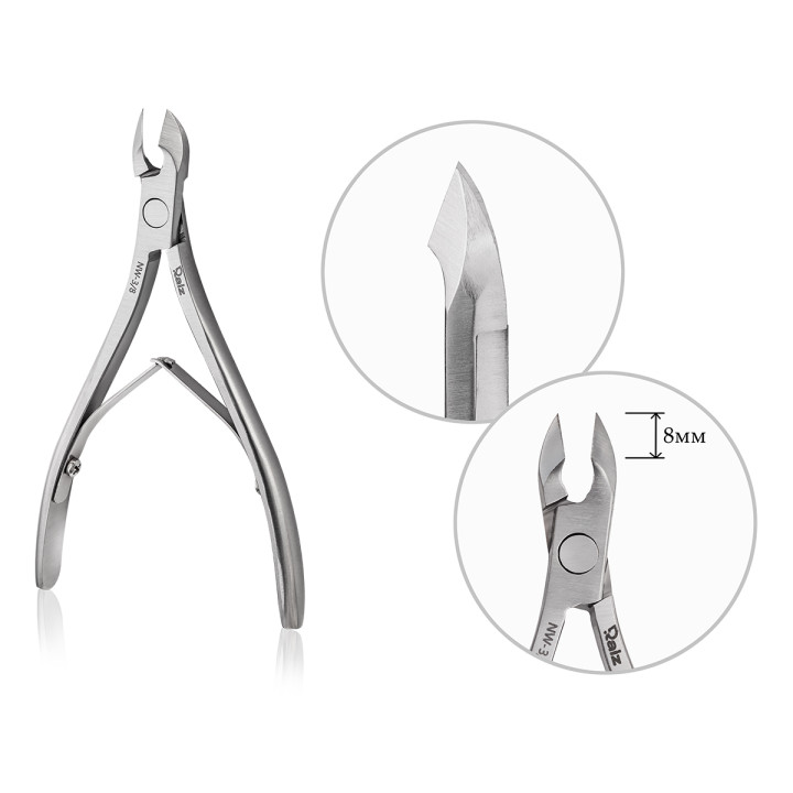 Кусачки профессиональные для кожи RAIZ WORK  from 3 size 8 мм