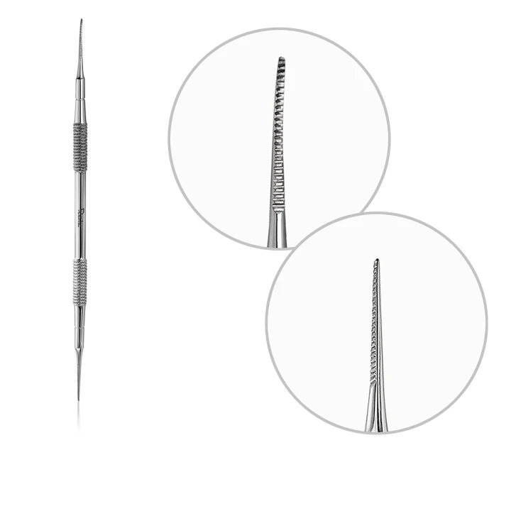 Лопатка педикюрная RAIZ WORK  from 9 (тонкая пилка прямая и пилка с загнутым концом)