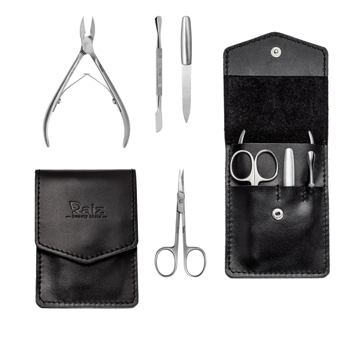 Набор маникюрный RAIZ 4 предмета (Черный)