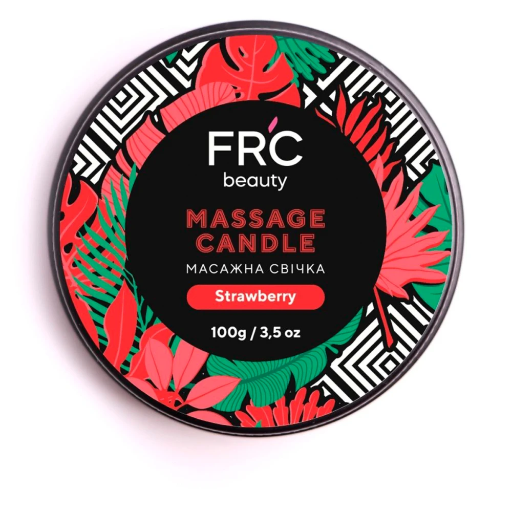 Свеча массажная FRC100 гр (Земляника (Strawberry))