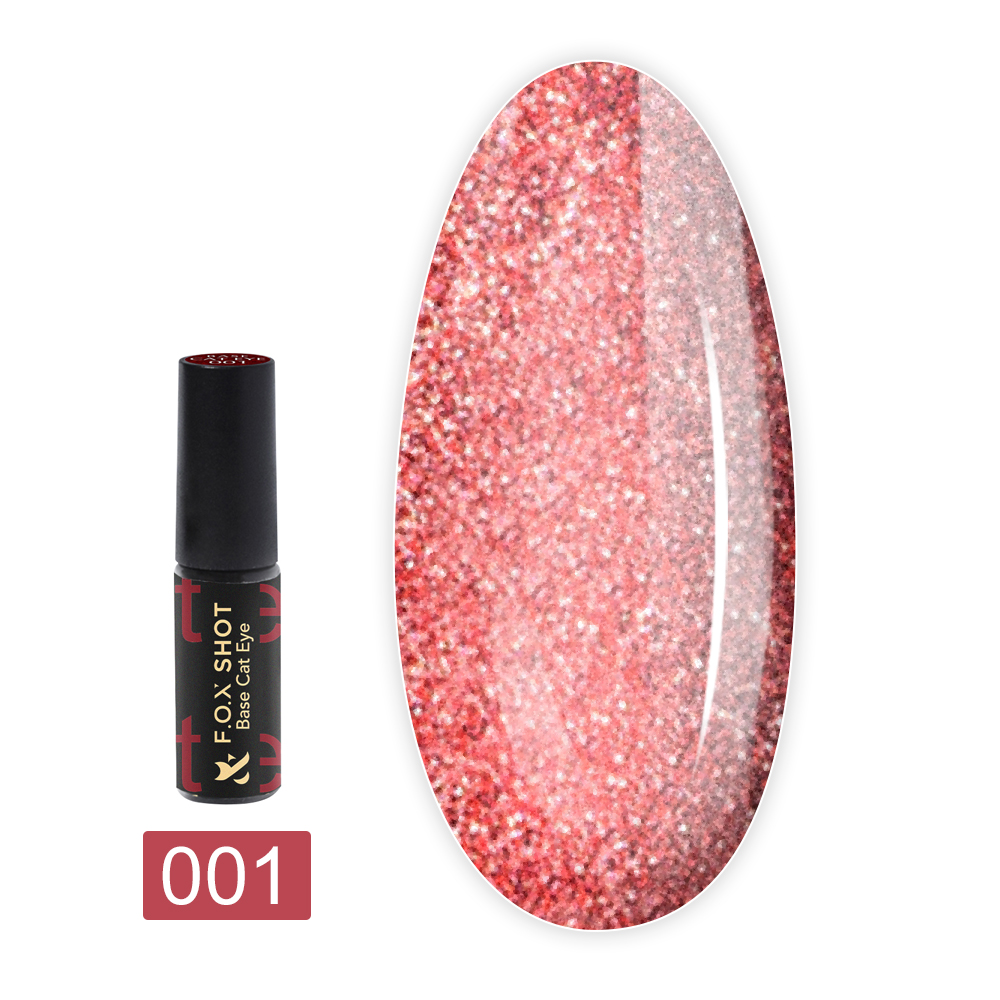 База для гель-лаку FOX Shot Base Cat Eye 5 g (001)
