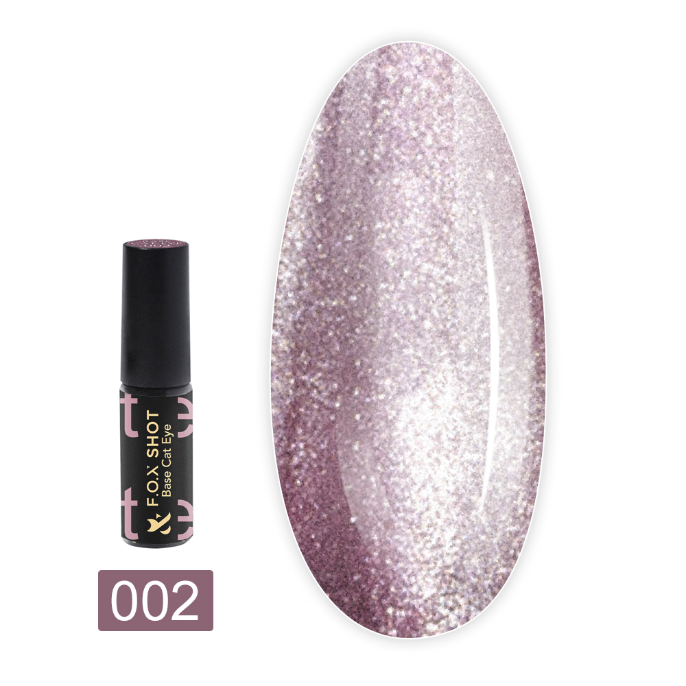 База для гель лака FOX Shot Base Cat Eye 5 g (002)